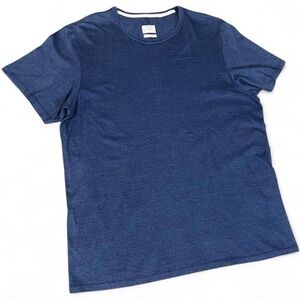 Rag & Bone New York Standard Issue T-Shirt Mens XL Navy Slub Cotton Peru